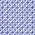 Abstract seamless pattern made with lines and shapes, blue background, design for wallpaper, background fills, card, banners Royalty Free Stock Photo
